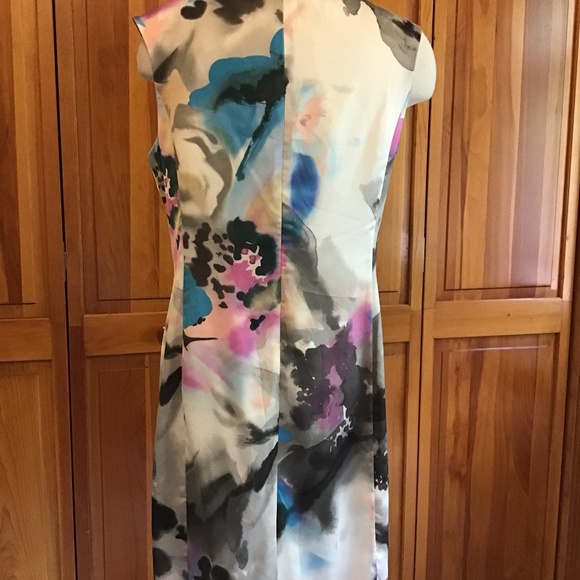 Ann Taylor Print Dress Size 10 - Picture 3 of 5
